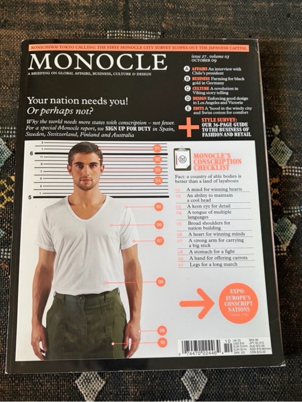 Monocle Magazine Issue 27, Volume 3, October 2009